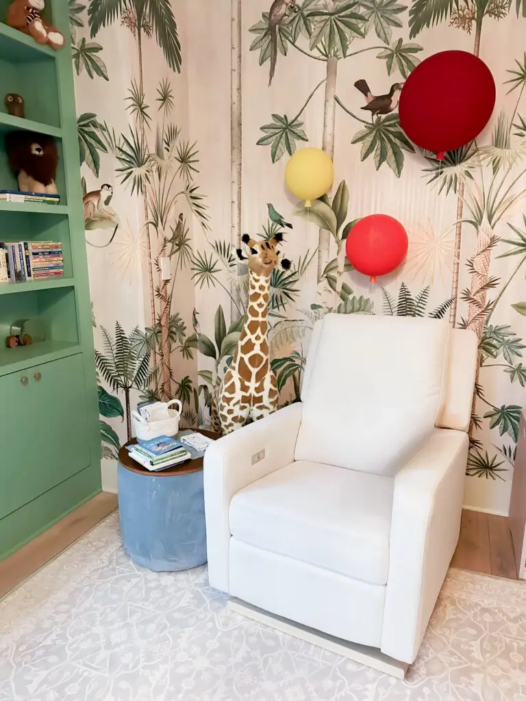 Cozy nursery with playful decor