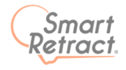 Stylized logo with orange elements