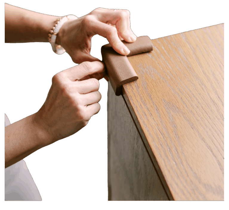Installing a corner cushion