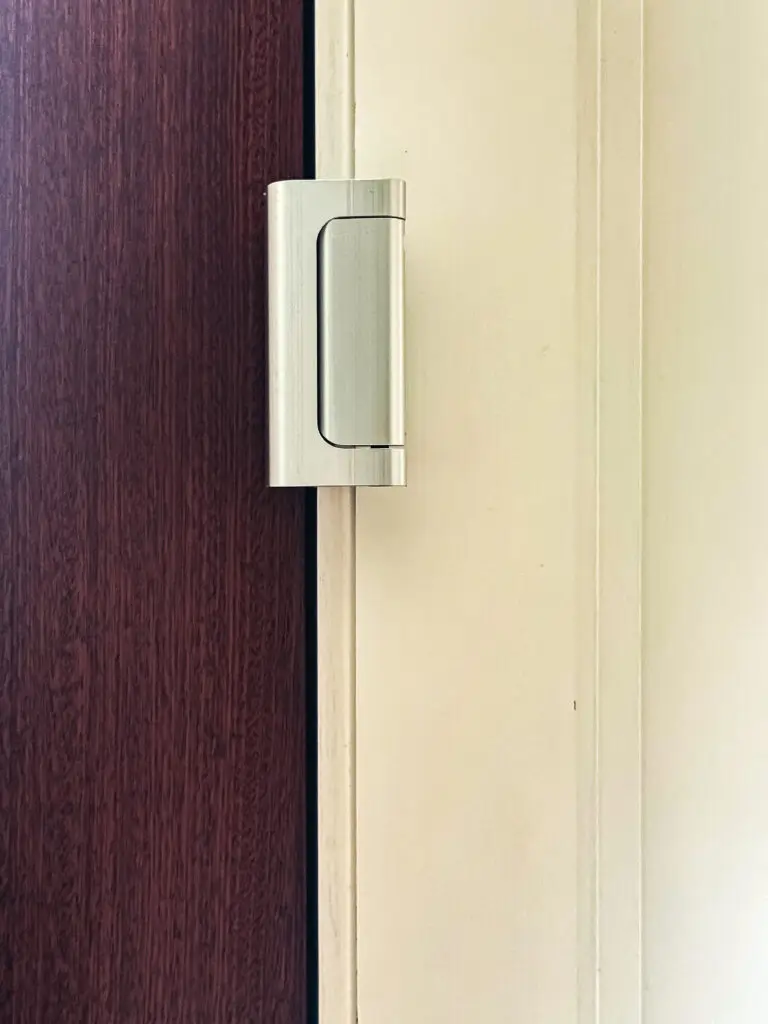 Door guardian installed on the front door of a bethesda, md home